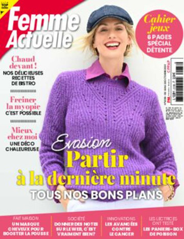 Femme Actuelle - Le papier peint adhésif pour une pose express